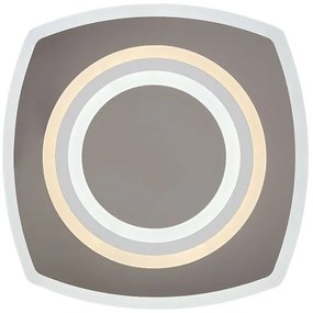 Rabalux 71318 - LED, fényerőszabályozható mennyezeti lámpa TANELI 60W/230V 3000/4000/6000K króm + távirányító