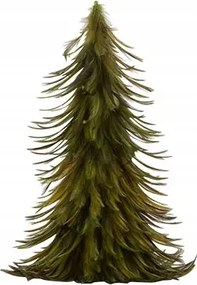 Karácsonyfa Figura Tollból, zöld 40cm magas