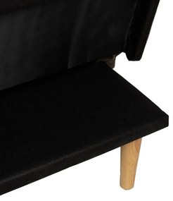 Barna zsenília kinyitható kanapé 175 cm – Ixia