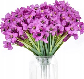 Művirág Dísz Bukéta Lila Dekoráció