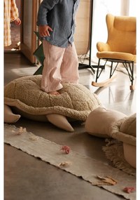 Zöld-krémszínű gyerek babzsákfotel Mrs. Turtle – Lorena Canals