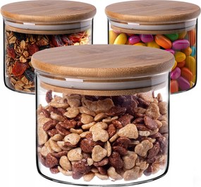 Üveg Ételtároló Doboz Ömlesztett Fűszerek Fedővel Befőttesüveg 550ml