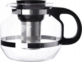 Sencha befőző kancsó fekete üveg 2,2l