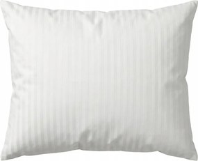 Szállodai párnahuzat Adamaszek fehér 50x60cm csíkos 100% Pamut