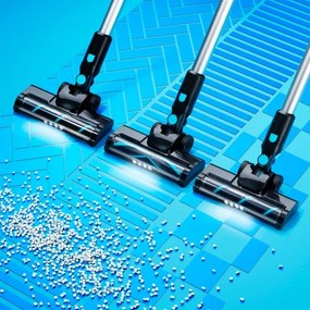 Niceboy ION Hurricane H5 Plus- Vezeték nélküli álló porszívó 2in1 140W/2200 mAh fekete