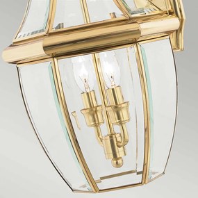 Quoizel NEWBURY QZ-NEWBURY2-L-PB Fali lámpa 2x60W/E14 IP44