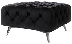 Fekete bársony lábtartó Chelsea – Ropez