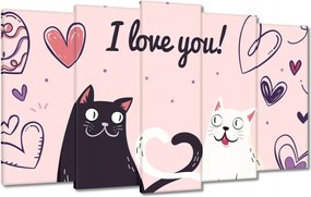 Vászonkép 100x60 Cica