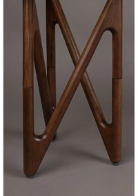 Kerek tárolóasztal üveg asztallappal ø 40 cm Naia – Dutchbone