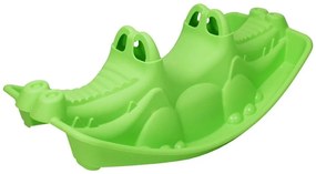 Marimex Műanyag hinta krokodil zöld