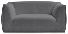 Sötétszürke buklé kanapé 170 cm Giorgia – Bobochic Paris