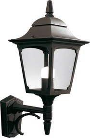Elstead klasszikus kültéri fali lámpa chapel fekete átlátszó elscp1-black IP44