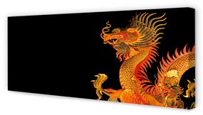 Canvas képek Japán arany sárkány 100x50 cm