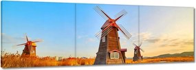 Festmények 150x50 Fa szélmalom Tájképek