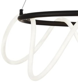 Zuma Line 20006PL-BK - LED Csillár zsinóron BALBO LED/58W/230V 3000/4000/6000K