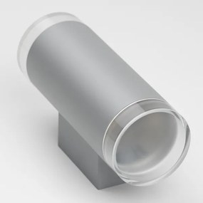 Brilagi - Kültéri fali lámpa MATERA 2xGU10/30W/230V szürke IP54