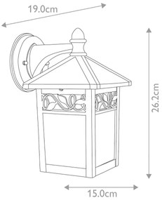 Elstead GZH-WC2 - Kültéri fali lámpa WINCHCOMBE 1xE27/60W/230V IP44
