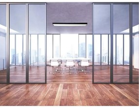 LED Mennyezeti lámpa LED/32W/230V 4000K 120x13 cm fekete