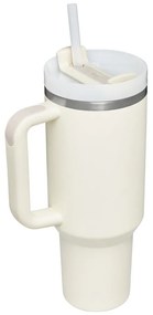 Krémszínű termosz szívószállal 1,18 l Quencher H2.O FlowState – Stanley