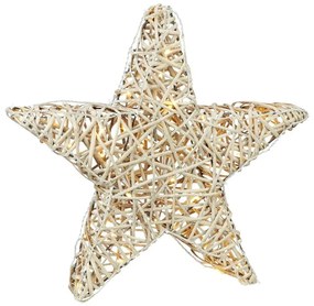 Natúr színű kültéri fénydekoráció karácsonyi mintával ø 50 cm Sofus – Markslöjd