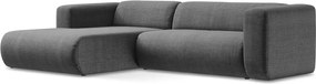 Szürke sarokkanapé (bal oldali-heverő résszel) Ekahi – Makamii