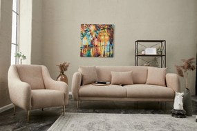 3 személyes kanapéágy Simena - Bézs