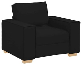 fekete szövet kanapé 60 cm