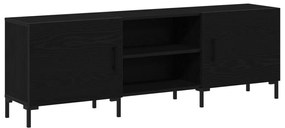 TV Szekrény Fekete Tölgy 150x30x50 cm Műgyanta