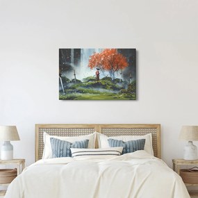 Kép - A kardok kertjének illusztrációja (90x60 cm)