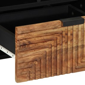 TV állvány 100x33,5x46 cm Tömör akácfából