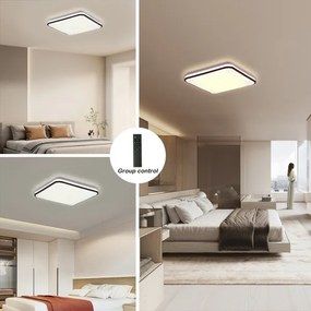 Brilagi - Dimmelhető SMART LED mennyezeti lámpa 24W/230V 43x43 cm Wi-Fi Tuya + távirányító