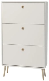 AKCIÓ Fehér felnyitható cipősszekrény PRIMO II. osztály