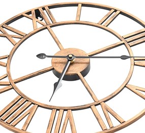 aranyszínű fém falióra 40 cm