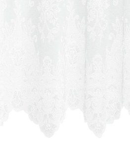 Függönyök függönyökkel Fehér 600 x 180 cm Poliészter