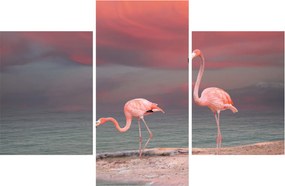 Flamingók képe (90x60 cm)
