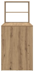 tárolós íróasztal Művészi tölgy 113x54x120 cm Mérnöki fa