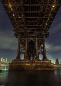 Poszter 29,7x42cm Manhattan híd a keleti folyó felett, Assaf Frank