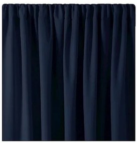 AmeliaHome Blackout Oxford Pleat függöny, indigó, 140 x 245 cm