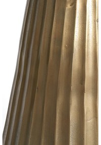 Bronzszínű-natúr színű kerek étkezőasztal márvány dekoros asztallappal ø 100 cm Rianne – Light &amp; Living