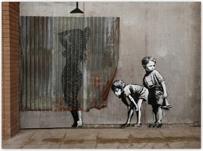 Poszterek 135x100 Banksy kukkolás