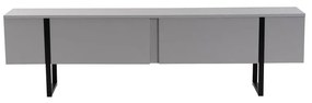 TV szekrény Serenity - Grey, Fekete