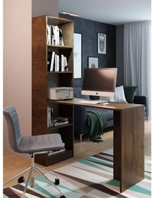 Íróasztal Nolan B1 (sötét kőris) (LED világítás). 1059792
