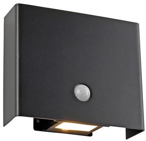 JUST LIGHT. 19471-18 - LED Kültéri lámpa érzékelővel 2xLED/1,25W/3,7V 4400mAh IP44