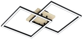 EGLO 99677 LOMALTAS-Z Modern LED Mennyezeti Lámpa Fehér, Barna, Fekete LED IP20
