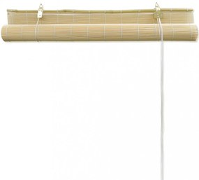 természetes színű bambuszroló 100 x 220 cm