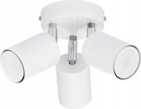 Mennyezeti lámpa plafon spot fehér halogén lámpatest 3x GU10 tripla mozgatható