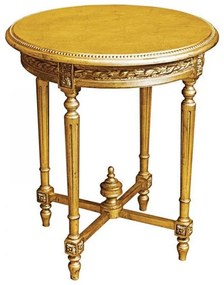 Lucile antikolt arany barokk asztal 65x65x75 cm