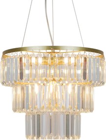 Zuma Line TIFANNY P17127-4-1GD Süllyesztett mennyezeti lámpa 4x40W/E14 IP20