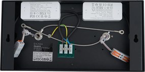 Modern fekete felületre szerelt spotlámpa, dimmelhető LED-del, 2-lámpás - Dionysos