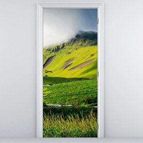 Fotótapéta ajtóra - Hegyi táj (95x205cm)
